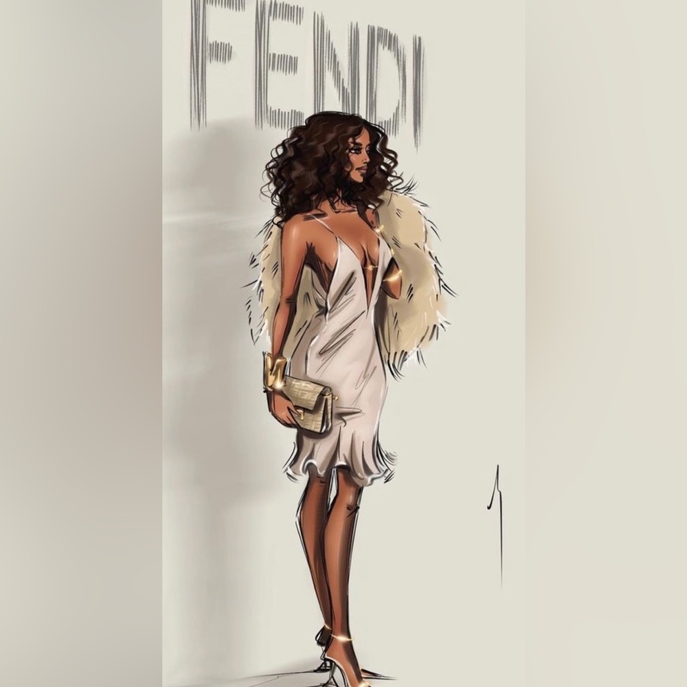 Fendi Leather Handbag. Authentic, Euc - image 6